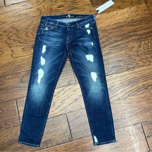 7 For All Mankind josefina skinny Boyfriend Jeans - Picture 2 of 8